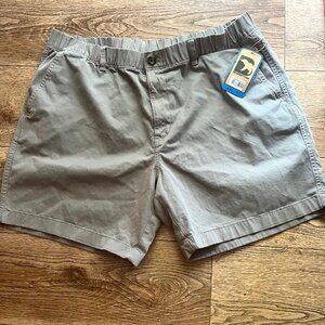 Bearbottom Shorts Mens 2XL  Olive Stretch 7” Chino Elastic Waist Stretch Pockets